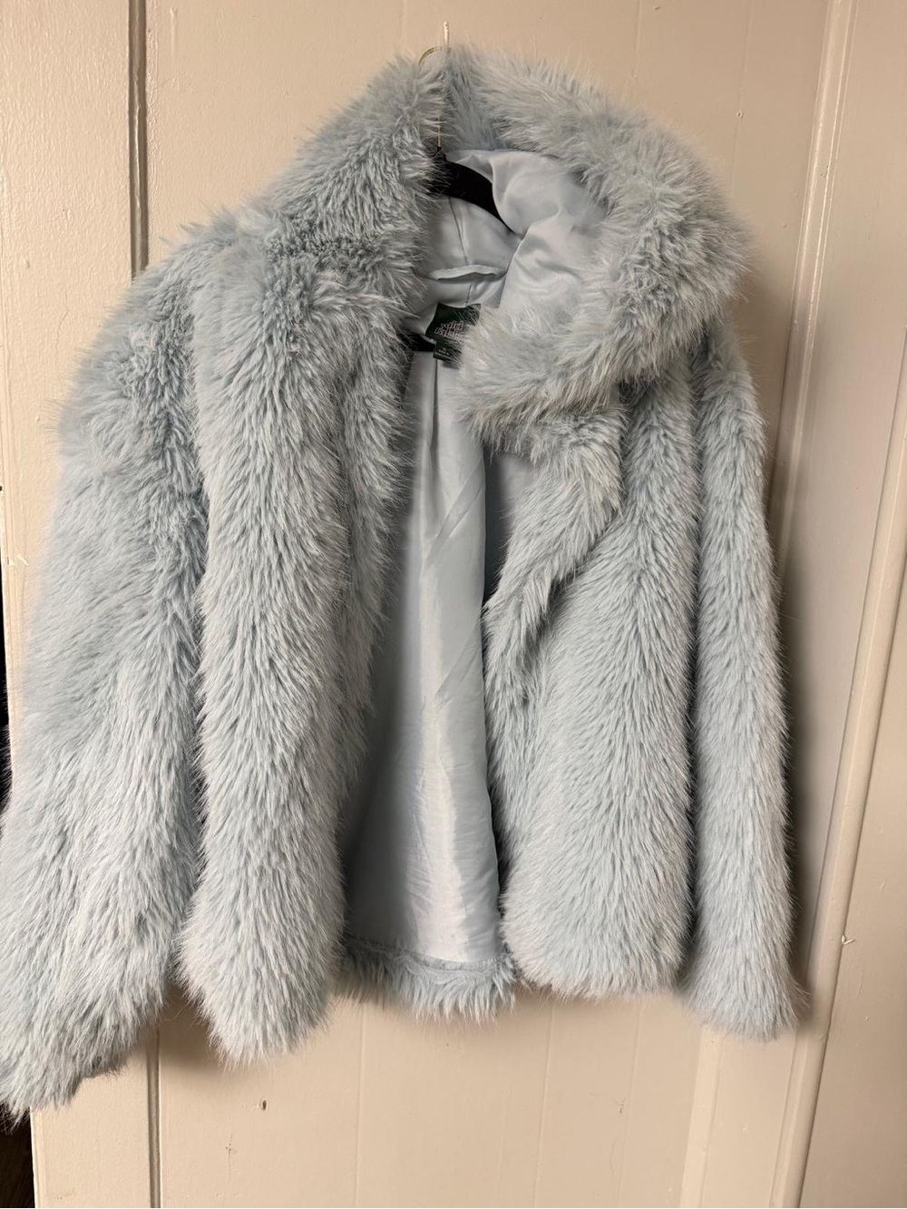 wild fable Light Blue Faux Fur Teddy Jacket